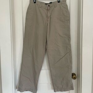 Eddie Bauer Men's Khaki Straight-Leg Chinos